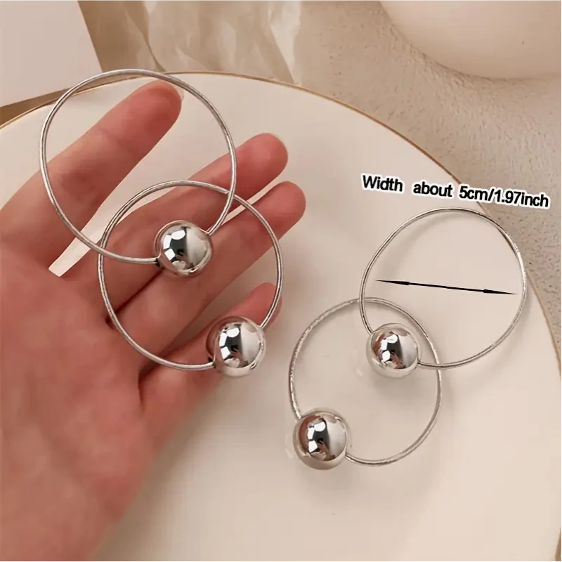 5/10 Buah Ikat Rambut Geometri - Wrap Ring Gold ulasan dan harga