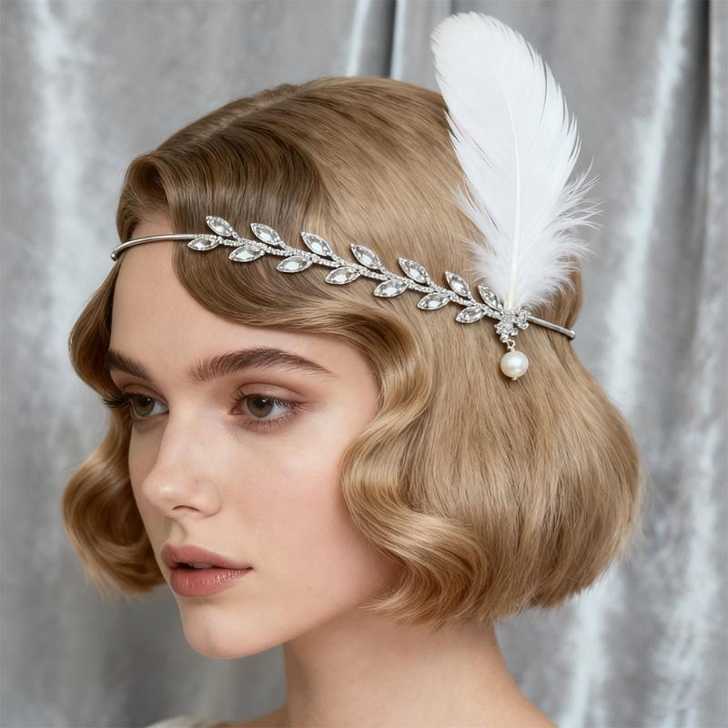 Ikat Kepala Bulu Flapper Era 1 - Women'S Accessories In The 1920S ulasan dan harga