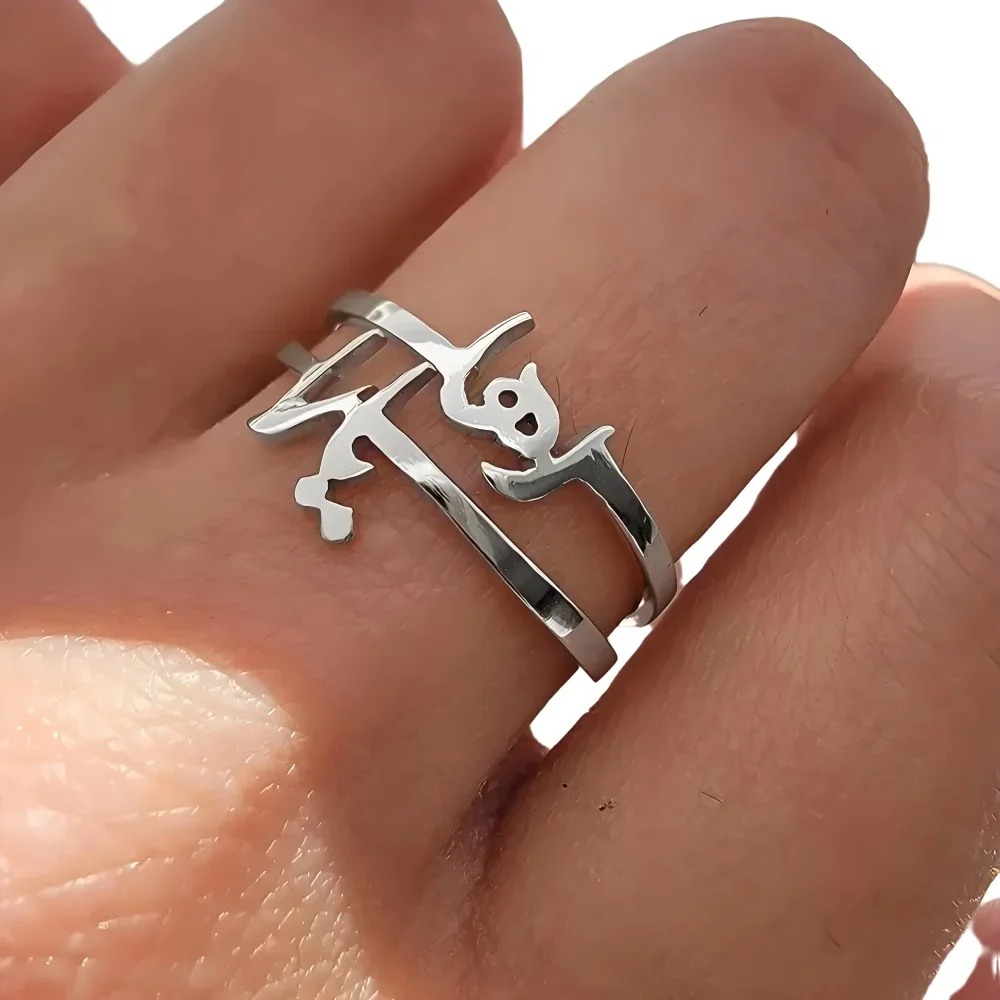 Cincin Huruf Arab yang Diperso - Wrap Ring Gold ulasan dan harga