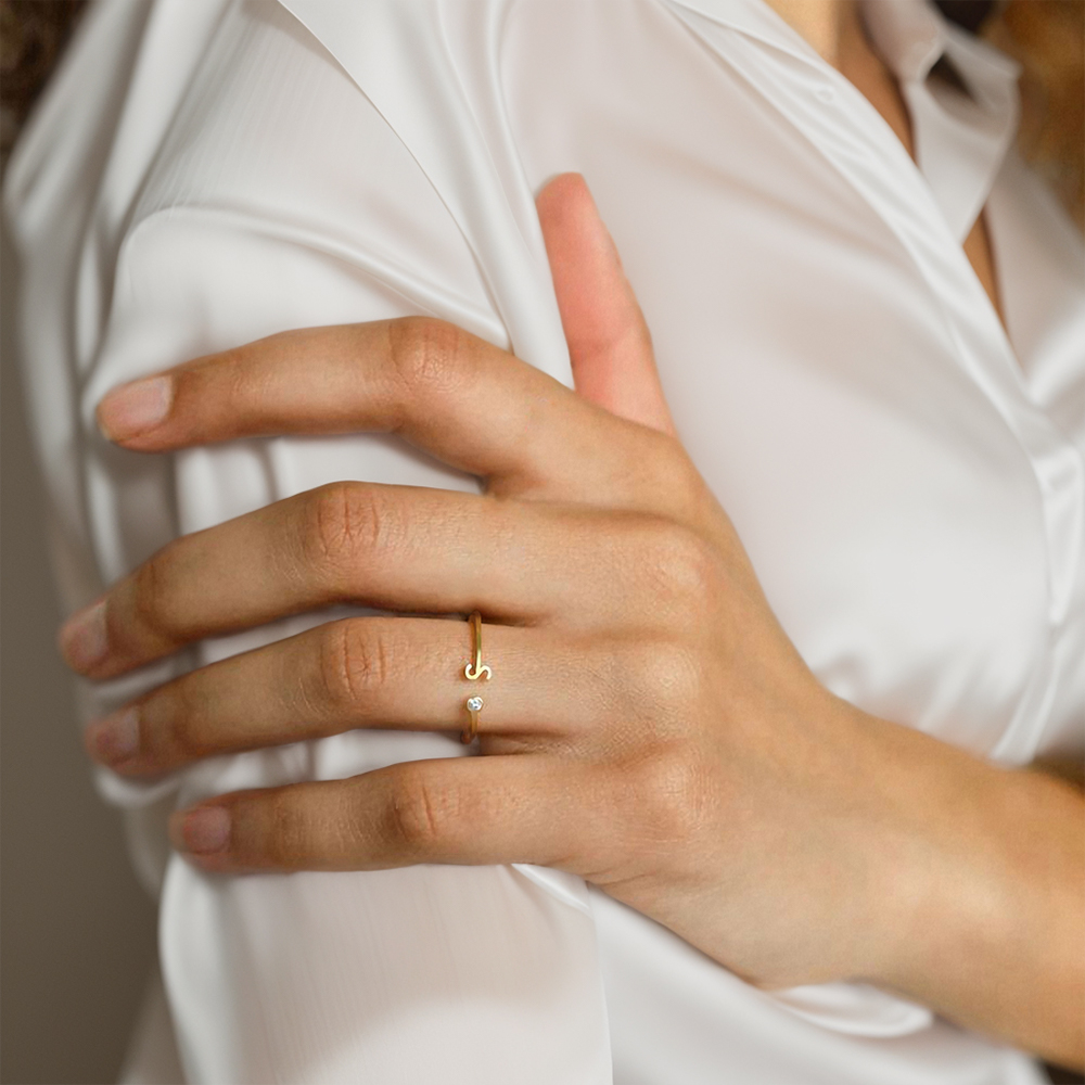 Cincin Terbuka Kustom EManco,  - Wrap Ring Gold ulasan dan harga