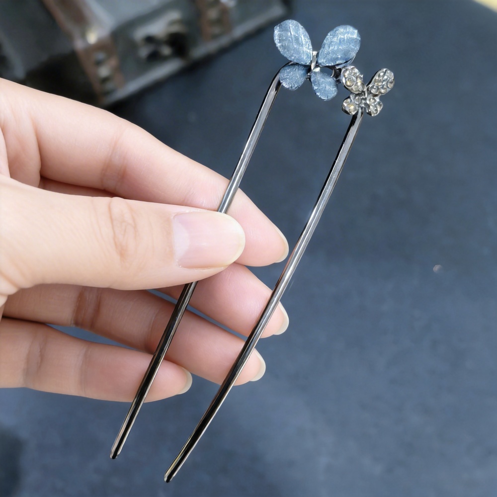 Tusuk Konde Kupu-kupu Motif Bu - Hair Fork Stick ulasan dan harga