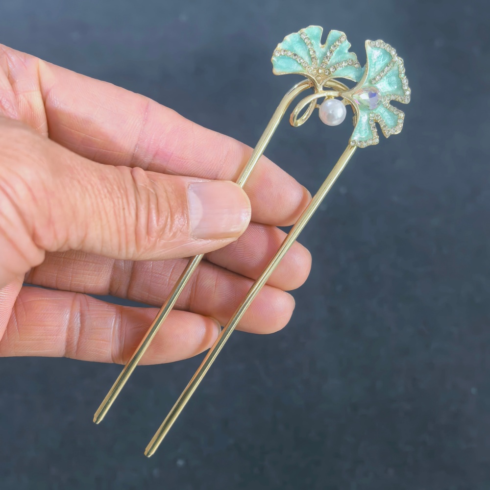 Tusuk Konde Kupu-kupu Motif Bu - Hair Fork Stick ulasan dan harga