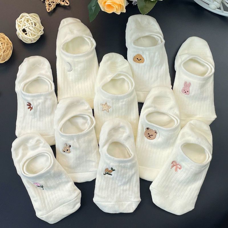 Set kaus kaki 10 pasang, kaus  - Women'S Ankle Accessories ulasan dan harga
