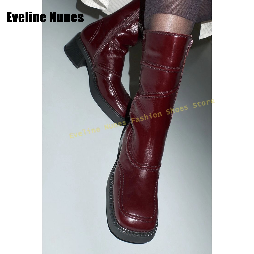 Sepatu Bot Modis Ujung Persegi - Women'S Accessories Trends 2025 ulasan dan harga