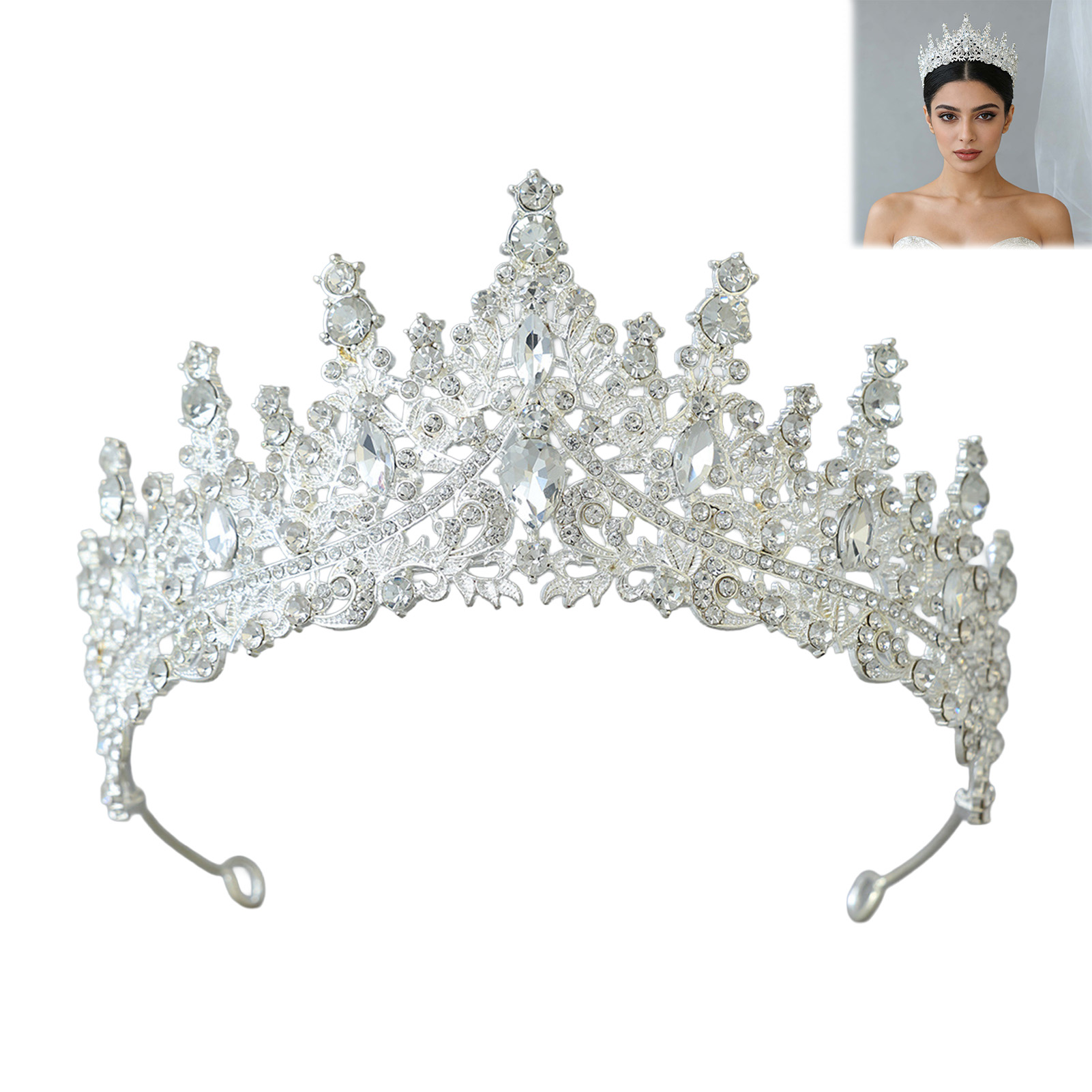 Mahkota Pengantin Bertabur Rhi - Women'S Accessories And Jewelry ulasan dan harga