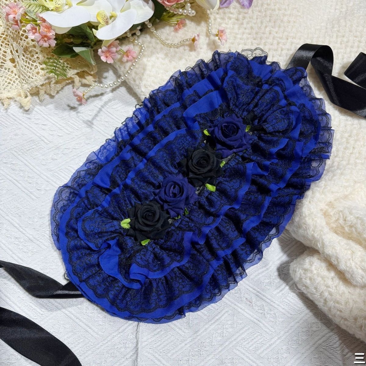 Topi Bonnet Gotik Asli Hitam M - Women'S Victorian Era Accessories ulasan dan harga