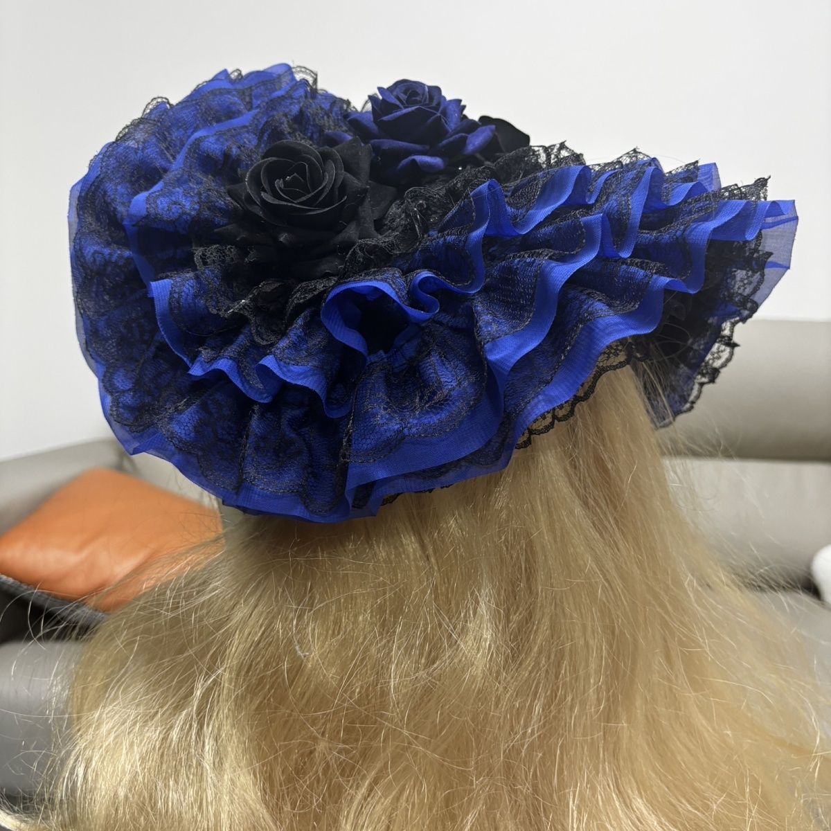 Topi Bonnet Gotik Asli Hitam M - Women'S Victorian Era Accessories ulasan dan harga