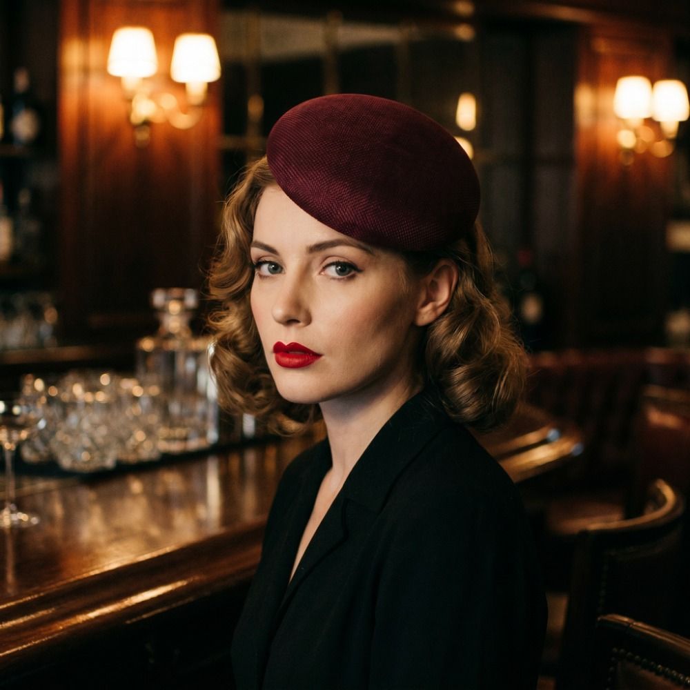 Topi Fascinator Warna Solid Ma - Women'S Accessories In The 1920S ulasan dan harga