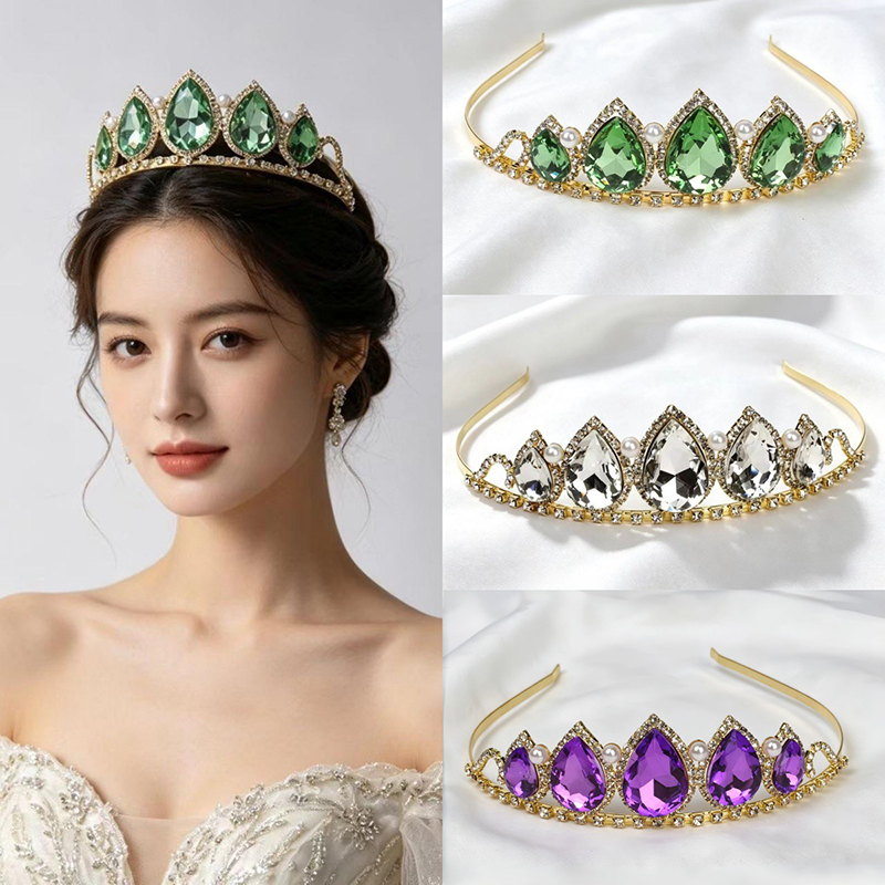 Mahkota Kristal Berlian Imitas - Women'S Accessories And Jewelry ulasan dan harga