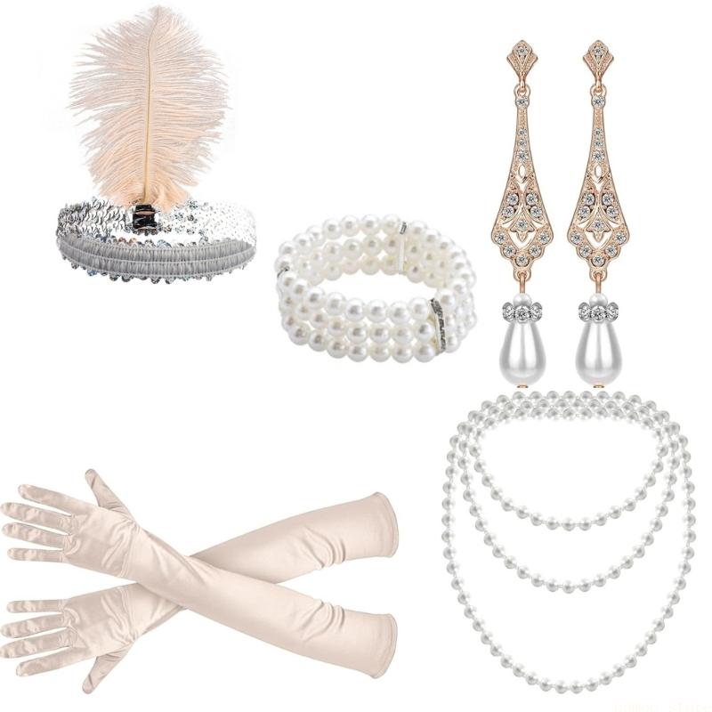 31BF Aksesori Cosplay Flapper  - Women'S Accessories In The 1920S ulasan dan harga