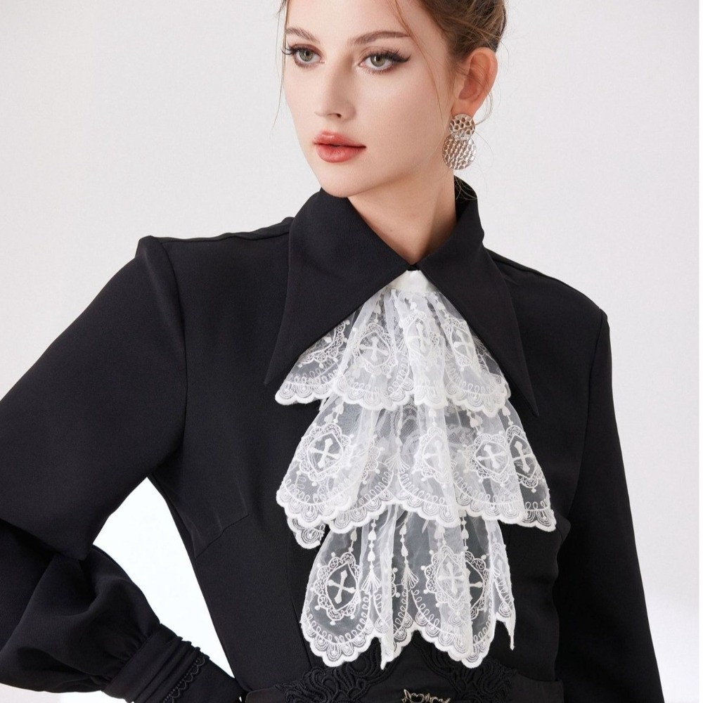 Kerah Jabot Renda Gaya Victori - Women'S Victorian Accessories ulasan dan harga