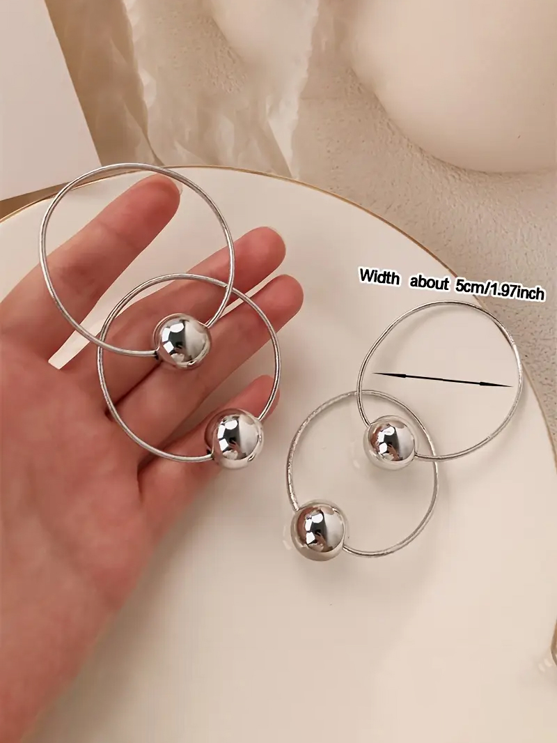 10 Buah Ikat Rambut Bola Bulat - Wrap Ring Gold ulasan dan harga