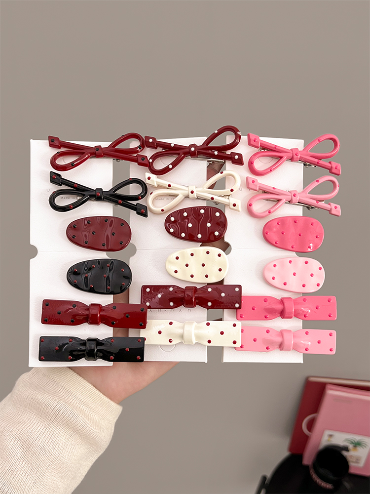 Jepit Rambut Polka Dot Keren M - Women Accessories Brands ulasan dan harga
