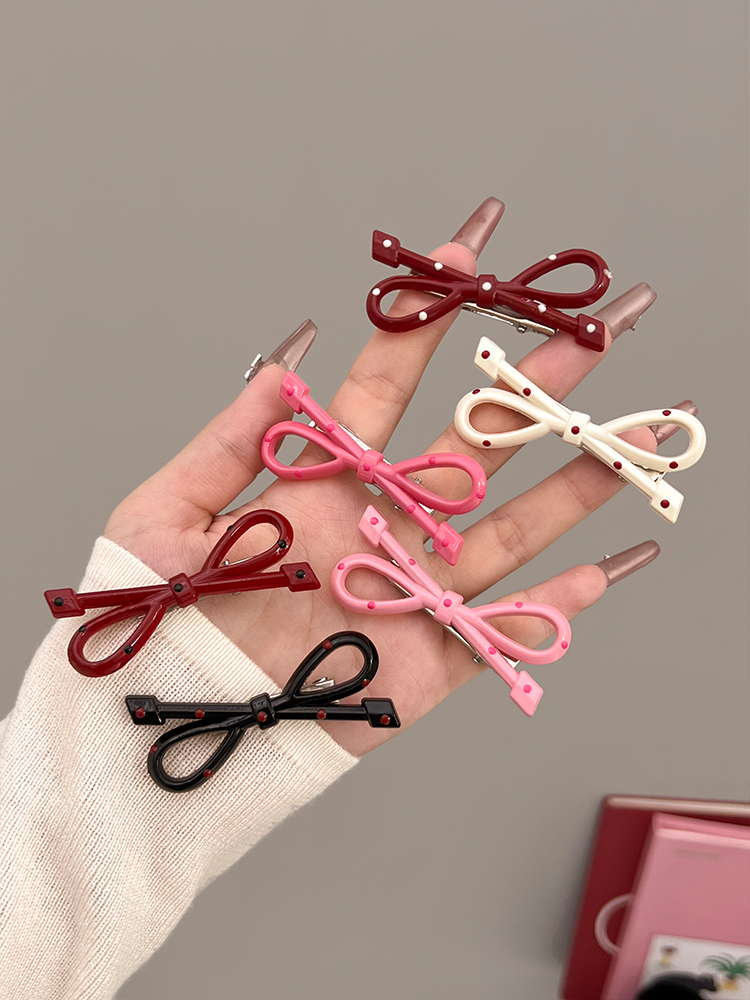 Jepit Rambut Polka Dot Keren M - Women Accessories Brands ulasan dan harga